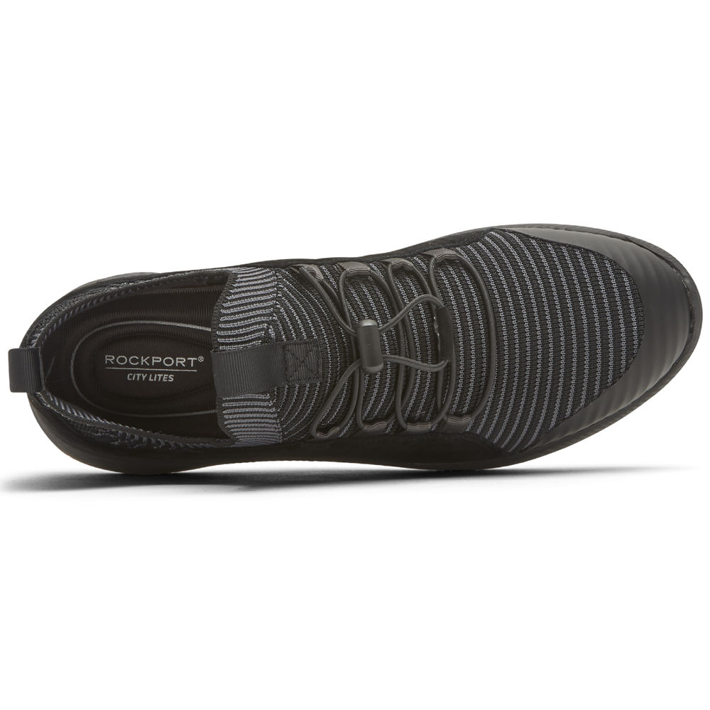 Rockport Sneakers Dam Svarta - City Lites Robyne Knit Bungee - BMSUO2306